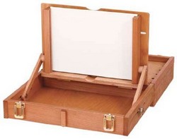 Caja Mabef de madera de haya aceitada de 40,5 x 31 x 12,5 cm
