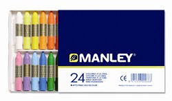 Manley: caja de cartón con surtido de 24 ceras