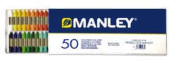 Manley: caja de cartón con surtido de 50 ceras