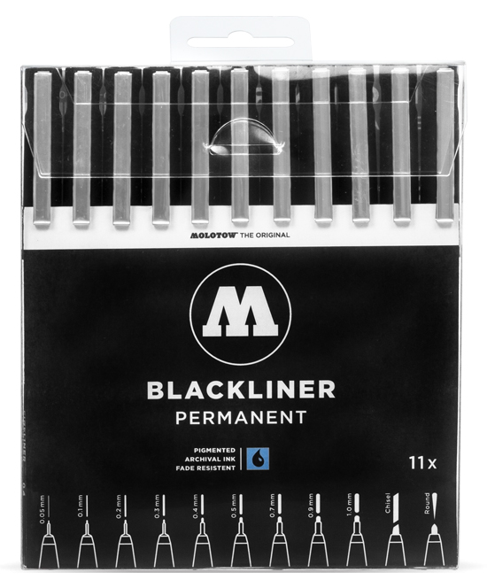 Rotulador punta pincel Molotow Blackliner