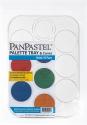 PanPastel: Paleta con tapa con espacio para 10 pastillas