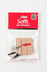 PanPastel Sofft Art: Esponjas planas, 3 unidades