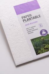 Pack de 5 hojas de papel plantable de 21x30 cm con semillas de plantas autóctonas silvestres 
