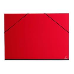 Carpeta de gomas, color rojo: 57x72 cm