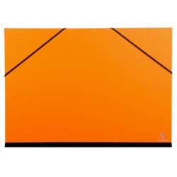 Carpeta de gomas, color naranja: 37x52 cm
