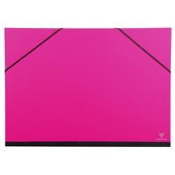 Carpeta de gomas, color rosa: 37x52 cm