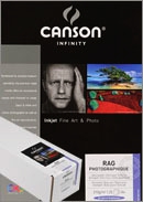 Canson Infinity Rag Photographique: Caja con 25 hojas A3 de 210 grs