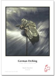 Caja de 25 hojas de 889 x 1188 mm German Etching 310 gr/m2, 100% celulosa, blanco.