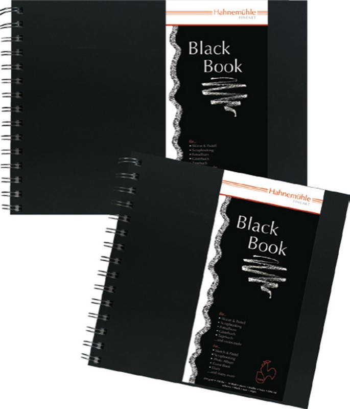 Cuaderno de bocetos con páginas negras, 160 páginas (80 hojas), bloc de  bocetos en espiral de 8.5 x 9 pulgadas, cuaderno de bocetos de papel negro