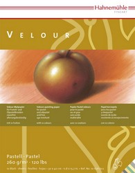 Bloc para pastel Hahnemühle Velour de 30x40, con 10 hojas de diferentes colores