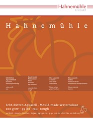 Bloc de acuarela 20 hojas de Tina Hahnemühle, 30 x 40 cm, 200 gr/m2, grano grueso