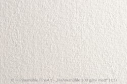 Papel de acuarela de Tina Hahnemühle de 50 x 65 cm, 300 gr/m2, grano fino