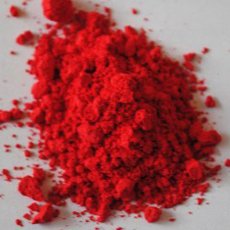 Pigmento sintético: rojo cinabre de Italia: 400 gr.