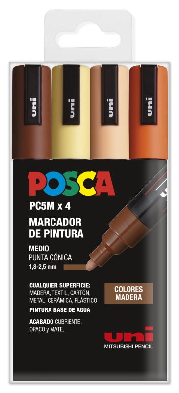 2,5 mm PC5M Estuche marcadores Posca