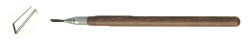 Buril mango largo. anchura: 3,5 mm. longitud: 205 mm