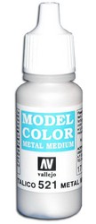 Vallejo: acrílico Model Color 17 ml: medium metálico