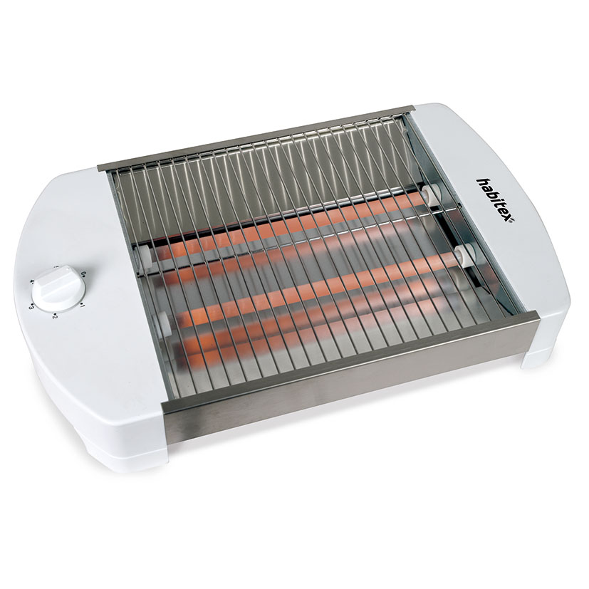 TOSTADOR PLANO 400W. BLANCO HABITEX