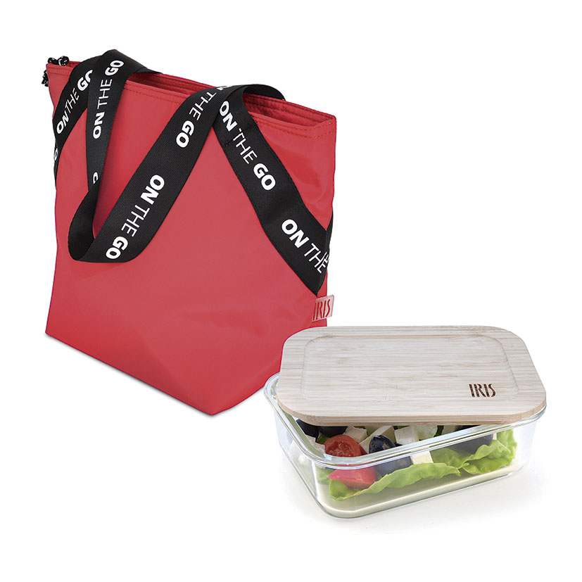 LUNCHBAG TOTE ON THE GO ROJA IRIS