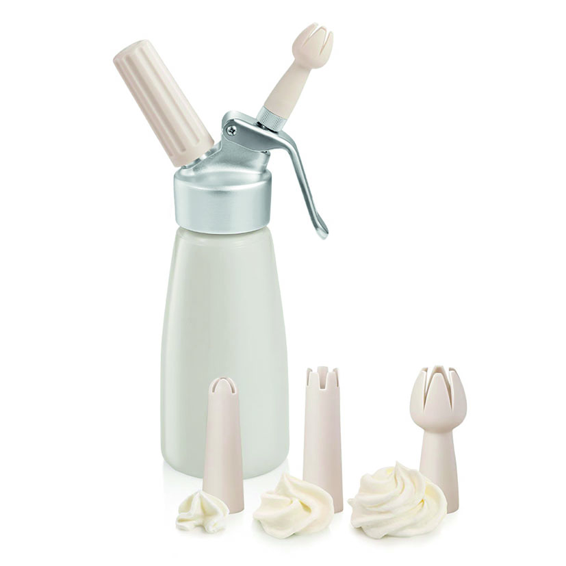 Siphon à cartouche de crème assemblée, 8 x 13,3 x 28 cm 0,25 ml