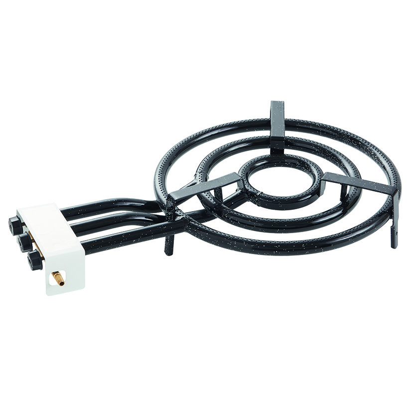 Brûleur à gaz 3 feux 45 cm