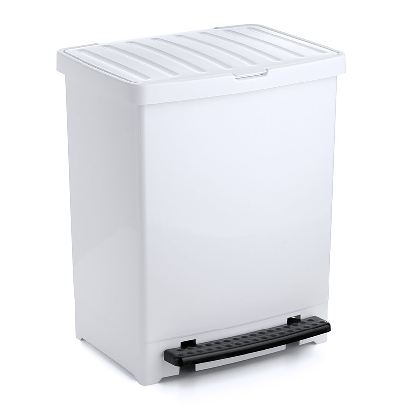 CUBO PEDAL BLANCO 25L. TATAY