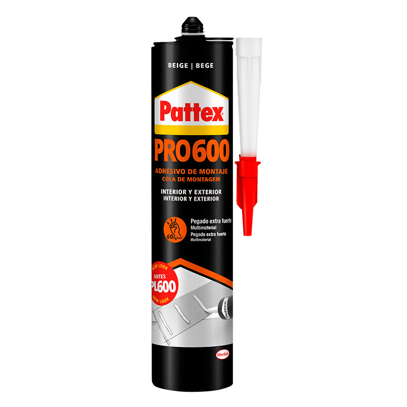 ADHESIVO MONTAJE PRO 600 300 ML.