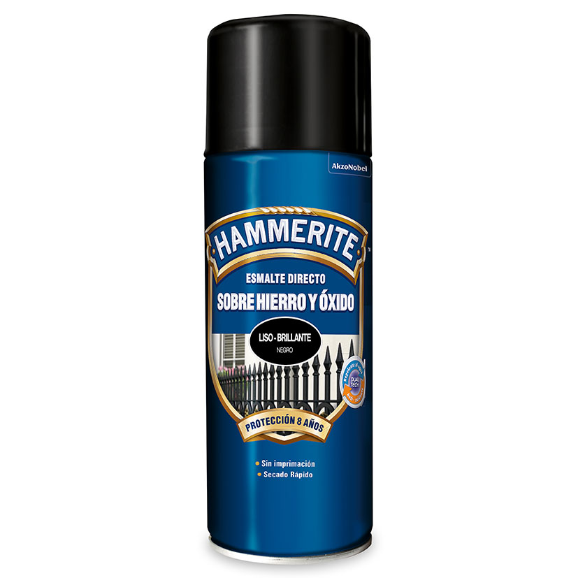 HAMMERITE AEROSOL ESM.BTE NEGRO 400ML