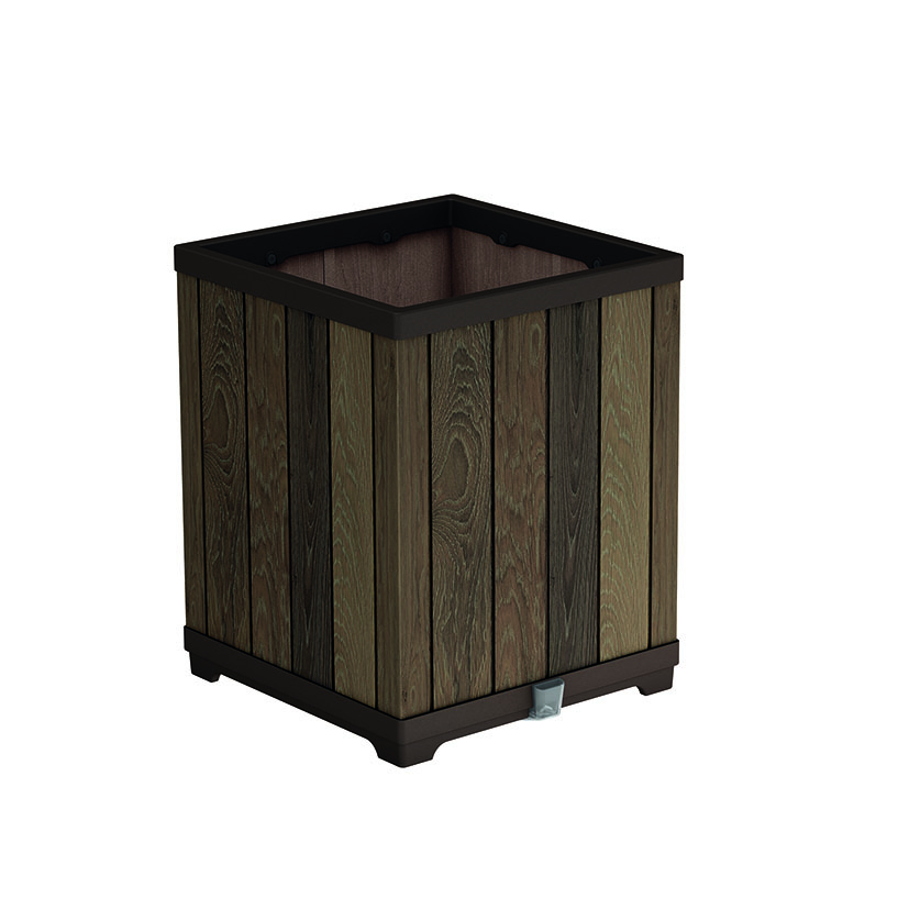 Maceta deco cuadrada KETER 45.5X45.5Xh45.5 cm