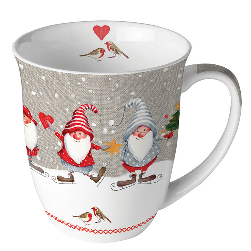SERIE SKATING DWARFS.MUG PORCELANA 400ML
