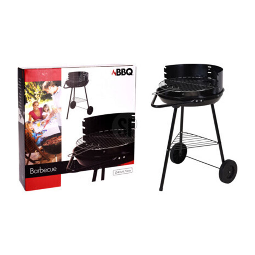 BARBACOA CARBÓN Ø 38 X H 60 CM. C/RUEDAS