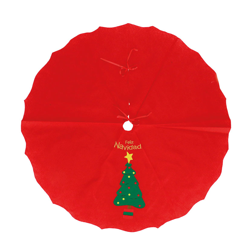 FALDON POLIESTER ARBOL NAVIDAD D.90 CM.