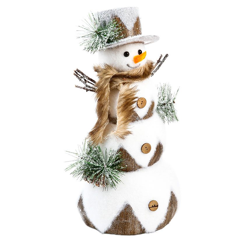 MUÑECO DE NIEVE 4 BOLAS H.45 CM.