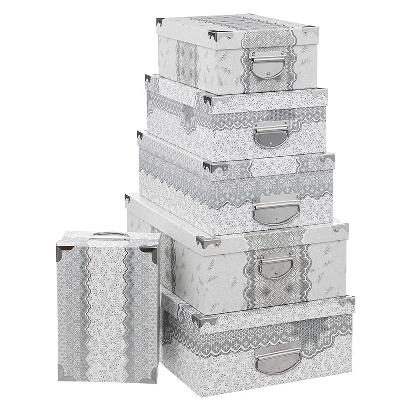PACK 6 CAJAS CARTON RECT. LAPONIE