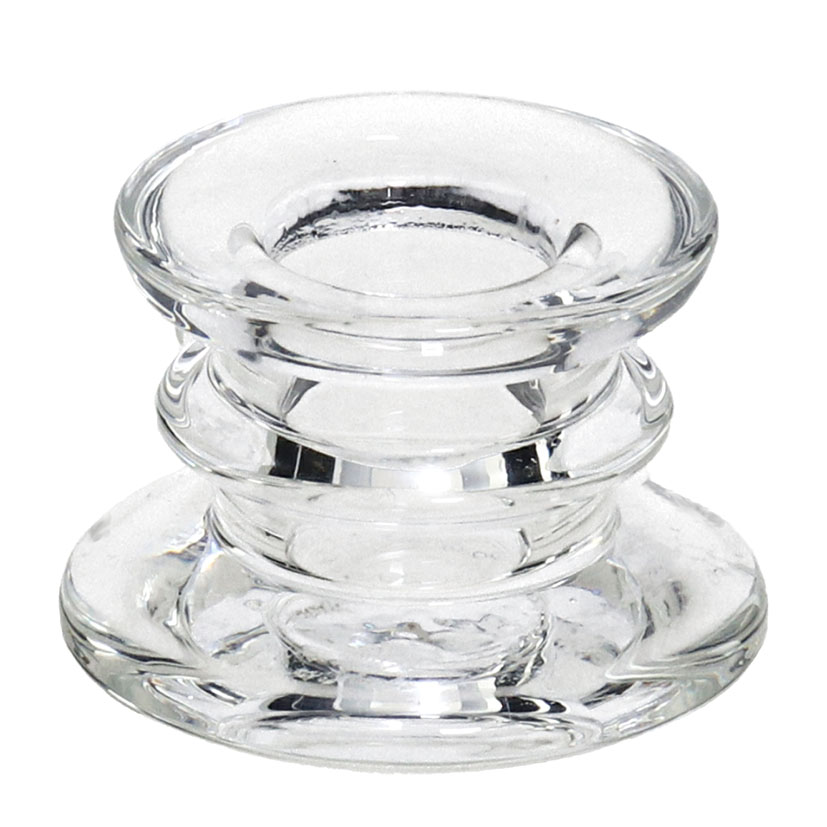 PORTAVELAS CRISTAL 5,7X3,8 CM.