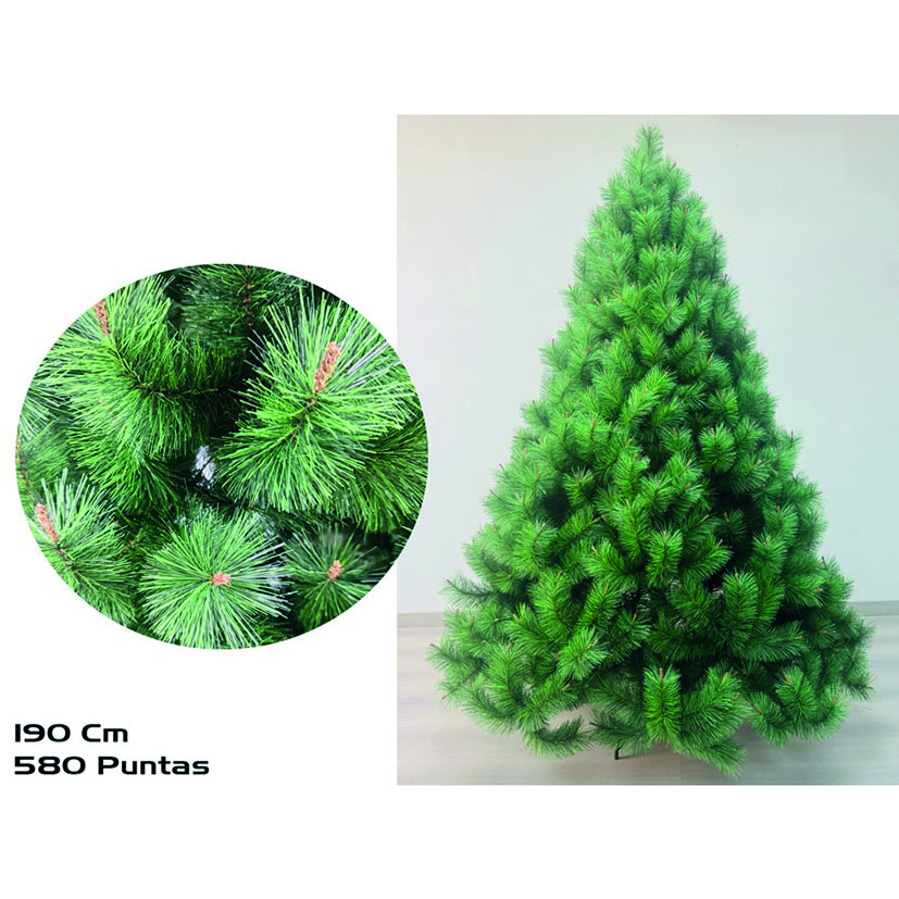 PINO NAVIDAD VERDE 190 CM. 580 PUNTAS