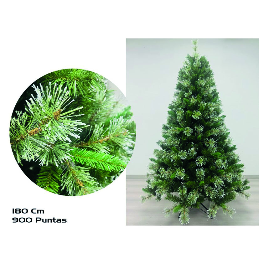 Sapin de Noël enneigé SNOW 180 cm 900 pointes