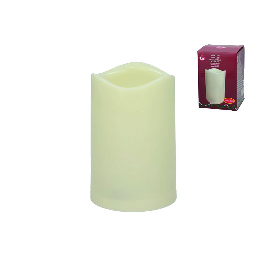 Bougie LED 11,5 x Ø 7,5 cm