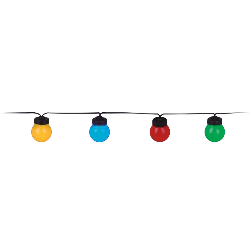Guirlande de 20 ampoules Led multicolores