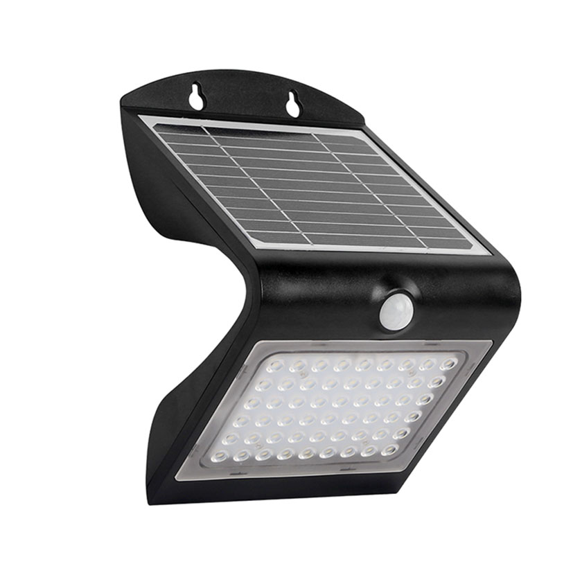 APLIQUE SOLAR LED 4W 4000K IP65 NEGRO