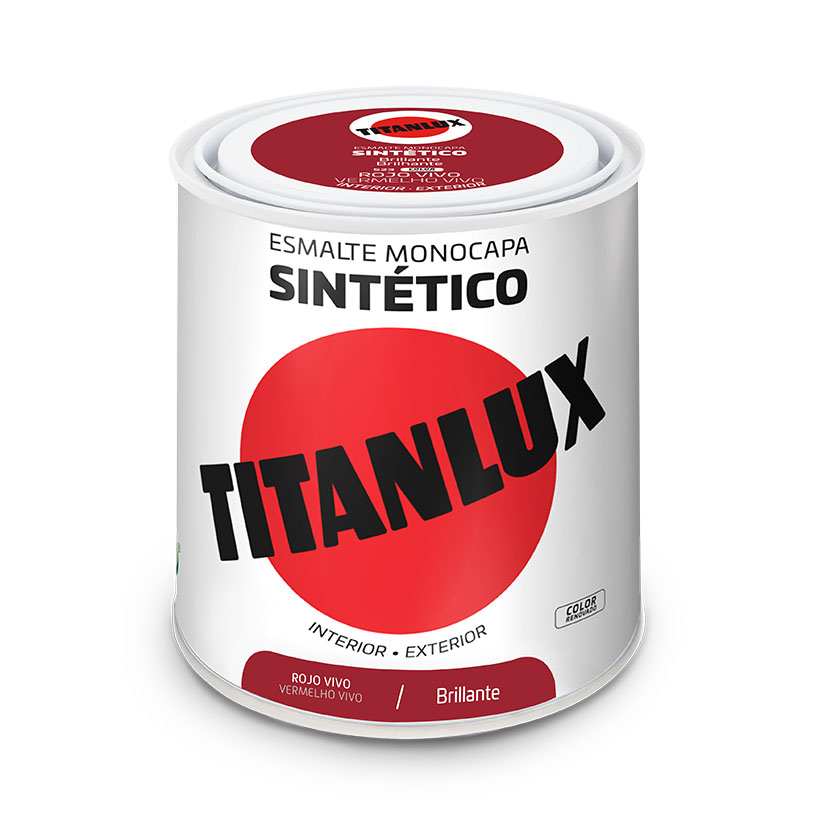 TITANLUX ROJO VIVO 250ML.