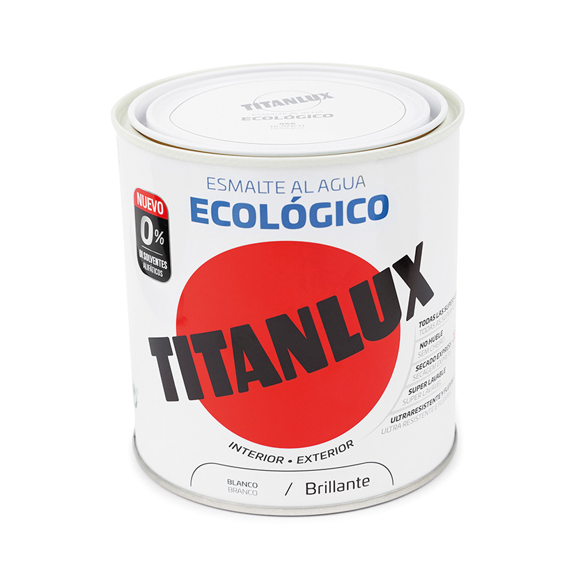 TITANLUX BASE AGUA BLANCO 750ML BRILLANT