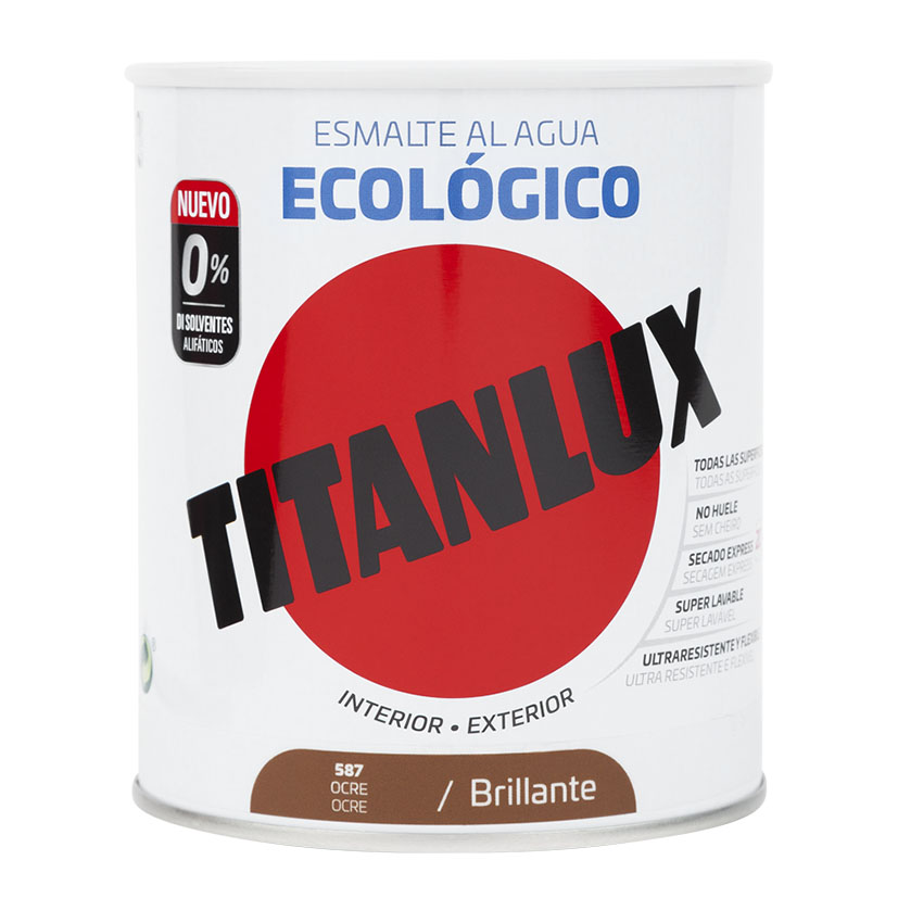 TITANLUX BASE AGUA OCRE 750ML BRILLANT