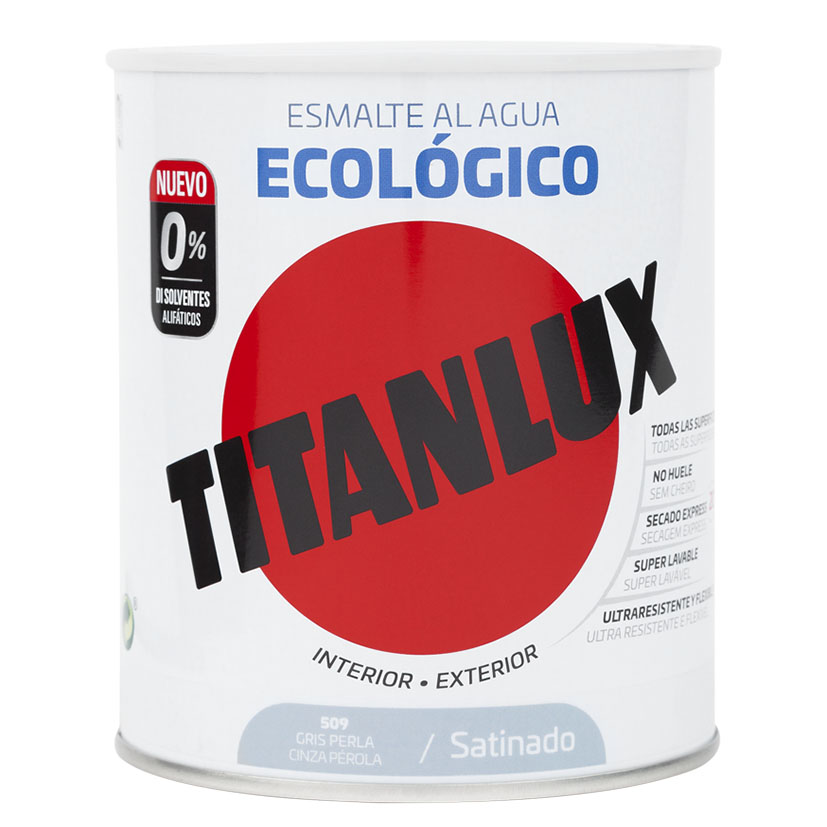 TITANLUX BASE AGUA GRIS PERLA 750ML SAT.