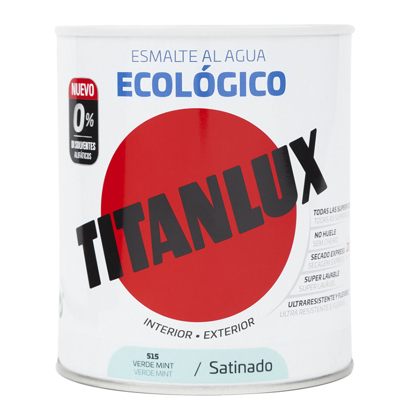 TITANLUX BASE AGUA VERDE MINT 750ML SAT.