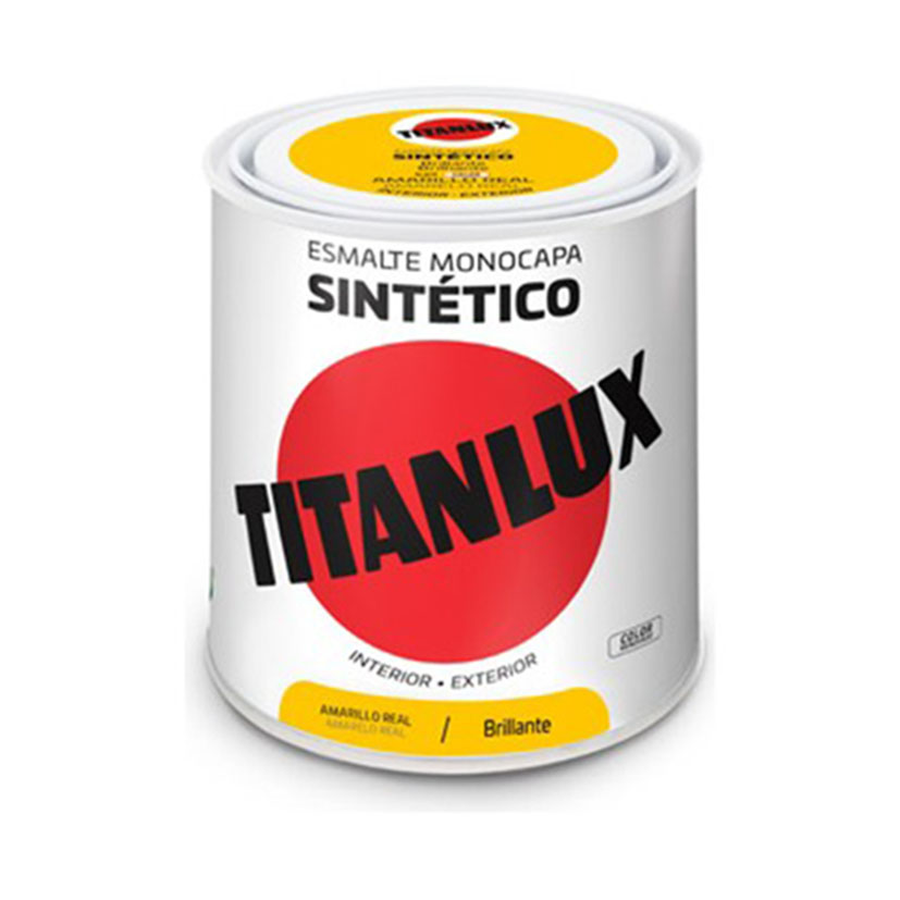 TITANLUX AMARILLO REAL 250ML.