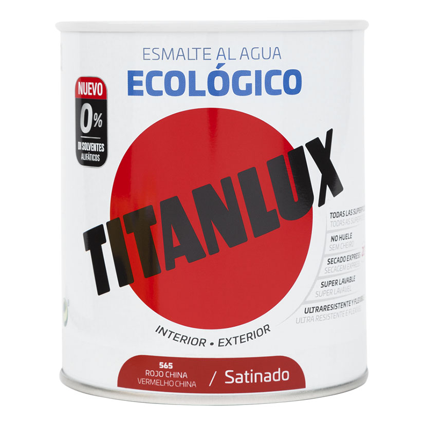 TITANLUX BASE AGUA ROJO CHINA 750ML SAT.