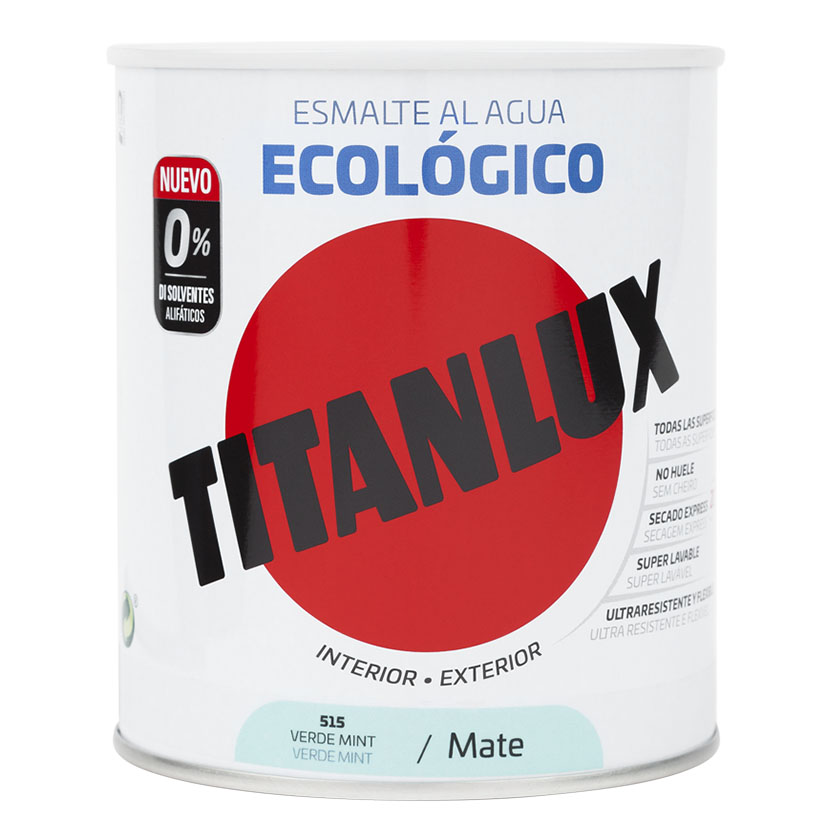 TITANLUX BASE AGUA VERDE MINT 750ML MAT.