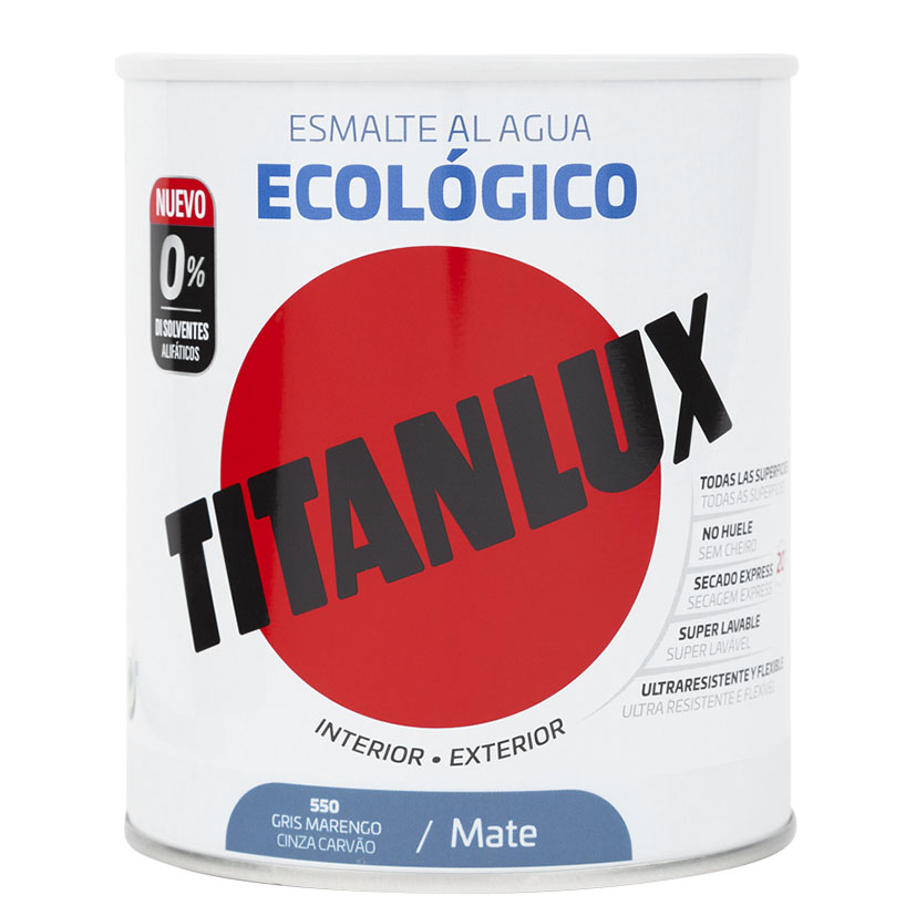 TITANLUX BASE AGUA GRIS MARENG 750ML MAT