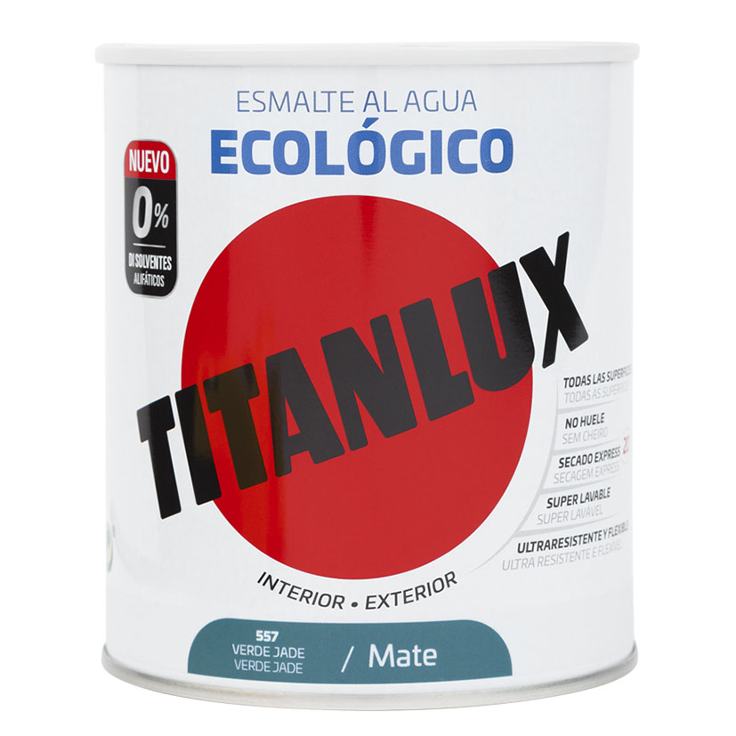 TITANLUX BASE AGUA VERDE JADE 750ML MAT