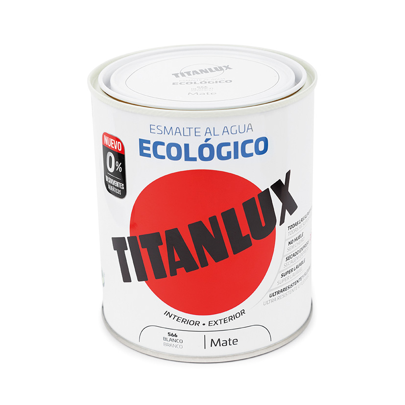 TITANLUX BASE AGUA BLANCO 750ML MATE